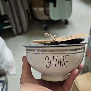 Nwt Mud Pie Serve & Store Dip Cup Set